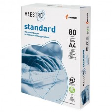 КОПИРНА ХАРТИЯ MAESTRO STANDART PAPER MONDI A4, 80 ГР., 500 ЛИСТА - ПАКЕТ